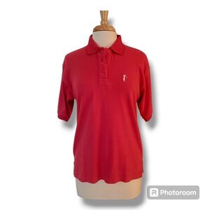 Tee-Wear Red Women's Polo Shirt Size S/M